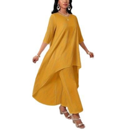 Womens Relaxed-fit Three-quarter-sleeve Top